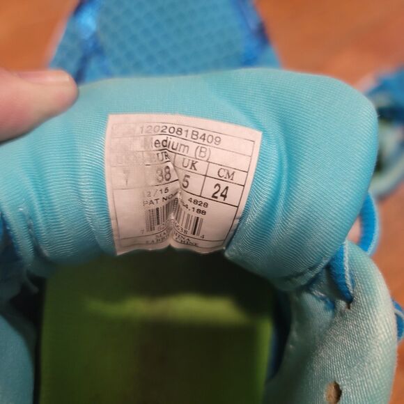 Brooks Ravenna 7 Blue Green Running Shoe Womens Size 7 - Picture 9 of 10